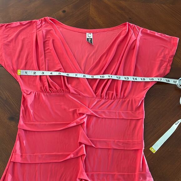 Black Koi Coral Slinky Lightweight Knit Dress Juniors Size Large - Picture 6 of 9